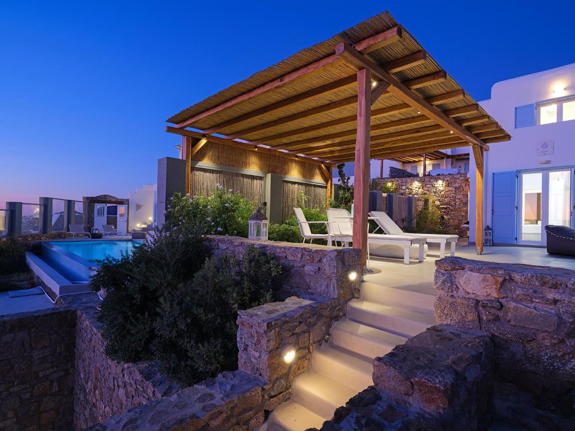 Chrysanthemo Villas Ano Mera Extérieur photo
